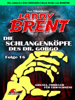 Dan Shocker's LARRY BRENT 16: Die Schlangenköpfe des Dr. Gorgo