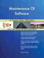 Maintenance Of Software A Complete Guide - 2020 Edition