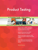 Product Testing A Complete Guide - 2020 Edition