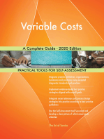 Variable Costs A Complete Guide - 2020 Edition