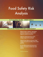 Food Safety Risk Analysis A Complete Guide - 2020 Edition