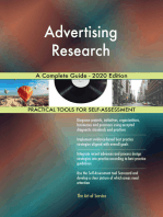 Advertising Research A Complete Guide - 2020 Edition