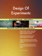 Design Of Experiments A Complete Guide - 2020 Edition