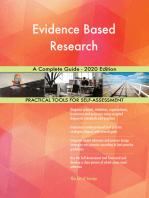 Evidence Based Research A Complete Guide - 2020 Edition