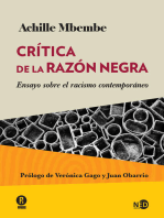 Crítica de la razón negra: Ensayo sobre el racismo contemporáneo