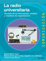 La radio universitaria: Gestión de la información, análisis y modelos de organización