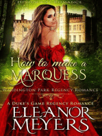 Historical Romance: How to Make a Marquess A Duke's Game Regency Romance: Wardington Park, #8