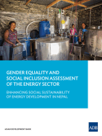 Gender Equality and Social Inclusion Assessment of the Energy Sector: Enhancing Social Sustainability of Energy Development in Nepal