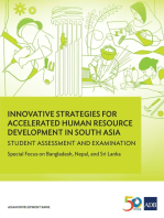 Innovative Strategies for Accelerated Human Resources Development in South Asia: Student Assessment and Examination: Special Focus on Bangladesh, Nepal, and Sri Lanka