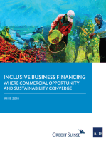 Inclusive Business in Financing: Where Commercial Opportunity and Sustainability Converge