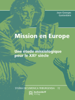 Mission en Europe: Une etude missiologique pour le XXIe siecle