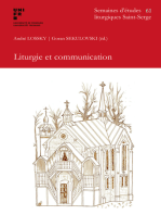 Liturgie et communication: 61e Semaine d’études liturgiquesParis, Institut Saint-Serge, 23-26 juin 2014