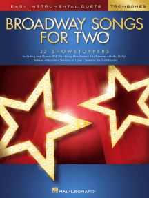 Broadway Songs for Two Trombones: Easy Instrumental Duets