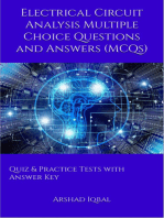 Electrical Circuit Analysis Multiple Choice Questions and Answers (MCQs): Quizzes & Practice Tests with Answer Key (Electronics Quick Study Guides & Terminology Notes to Review)