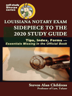 Louisiana Notary Exam Sidepiece to the 2020 Study Guide: Tips, Index, Forms--Essentials Missing in the Official Book