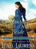 The Wanted Mail Order Bride (#10, Brides of Montana Western Romance) (A Historical Romance Book)