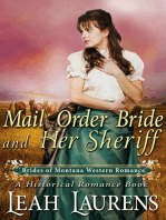 Mail Order Bride and Her Sheriff (#7, Brides of Montana Western Romance) (A Historical Romance Book)