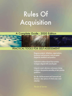 Rules Of Acquisition A Complete Guide - 2020 Edition