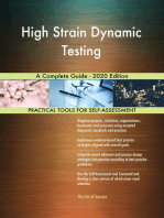 High Strain Dynamic Testing A Complete Guide - 2020 Edition