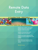 Remote Data Entry A Complete Guide - 2020 Edition