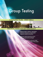 Group Testing A Complete Guide - 2020 Edition