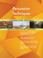 Persuasion Techniques A Complete Guide - 2020 Edition