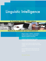 Linguistic Intelligence A Complete Guide - 2020 Edition