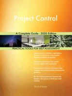 Project Control A Complete Guide - 2020 Edition