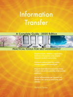 Information Transfer A Complete Guide - 2020 Edition