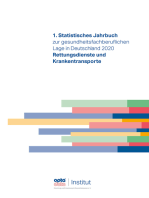 1. Statistisches Jahrbuch zur gesundheitsfachberuflichen Lage in Deutschland 2020: Rettungsdienste und Krankentransporte