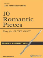 10 (Easy) Romantic Pieces for Flute Duet: for beginners