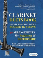 10 (Easy) Romantic Pieces for Clarinet Duet