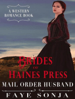 Brides of Haines Press – Mail Order Husband (A Western Romance Book)