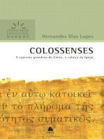 Colossenses: A suprema grandeza de Cristo