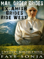 Mail Order Brides – Ex-Amish Brides Ride West (A Western Romance Book)