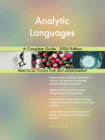 Analytic Languages A Complete Guide - 2020 Edition