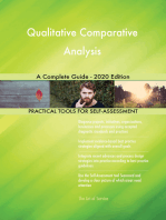 Qualitative Comparative Analysis A Complete Guide - 2020 Edition