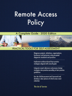 Remote Access Policy A Complete Guide - 2020 Edition