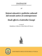 Sistemi educativi e politiche culturali dal mondo antico al contemporaneo: Studi offerti a Gabriella Ciampi