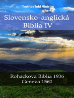 Slovensko-anglická Biblia IV: Roháčkova Biblia 1936 - Geneva 1560