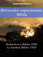 Slovensko-esperantská Biblia: Roháčkova Biblia 1936 - La Sankta Biblio 1926