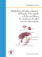 Metabolismo del sistema digestivo, del hígado, de la vesícula y de las vías biliares: En condiciones de salud y en las enfermedades