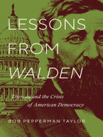 Lessons from <i>Walden</i>: Thoreau and the Crisis of American Democracy