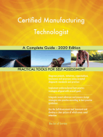 Certified Manufacturing Technologist A Complete Guide - 2020 Edition