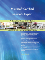Microsoft Certified Solutions Expert A Complete Guide - 2020 Edition