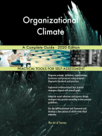 Organizational Climate A Complete Guide - 2020 Edition