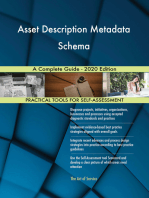Asset Description Metadata Schema A Complete Guide - 2020 Edition