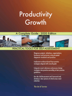Productivity Growth A Complete Guide - 2020 Edition