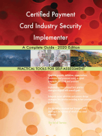 Certified Payment Card Industry Security Implementer A Complete Guide - 2020 Edition