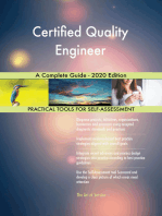 Certified Quality Engineer A Complete Guide - 2020 Edition